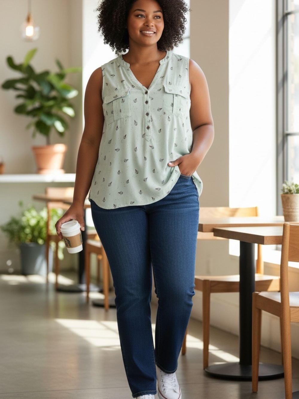 Torrid Mint Sleeveless Blouse
